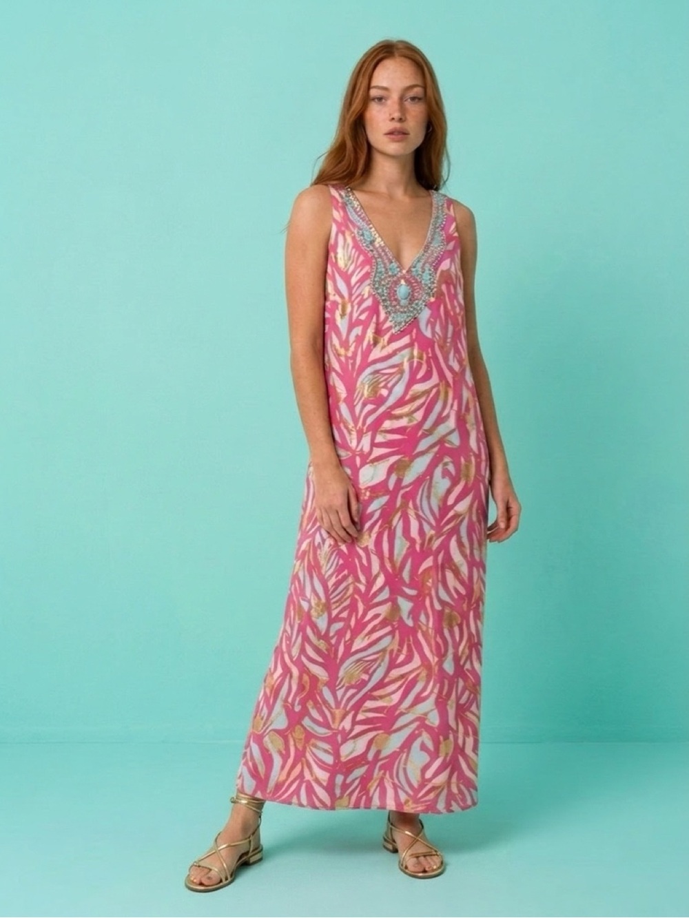 Lilly Pullitzer size 10 maxi dress.